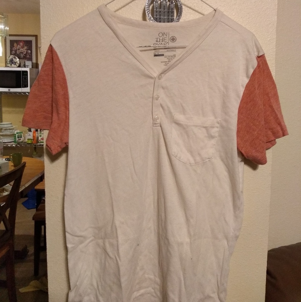 White and red t shirt